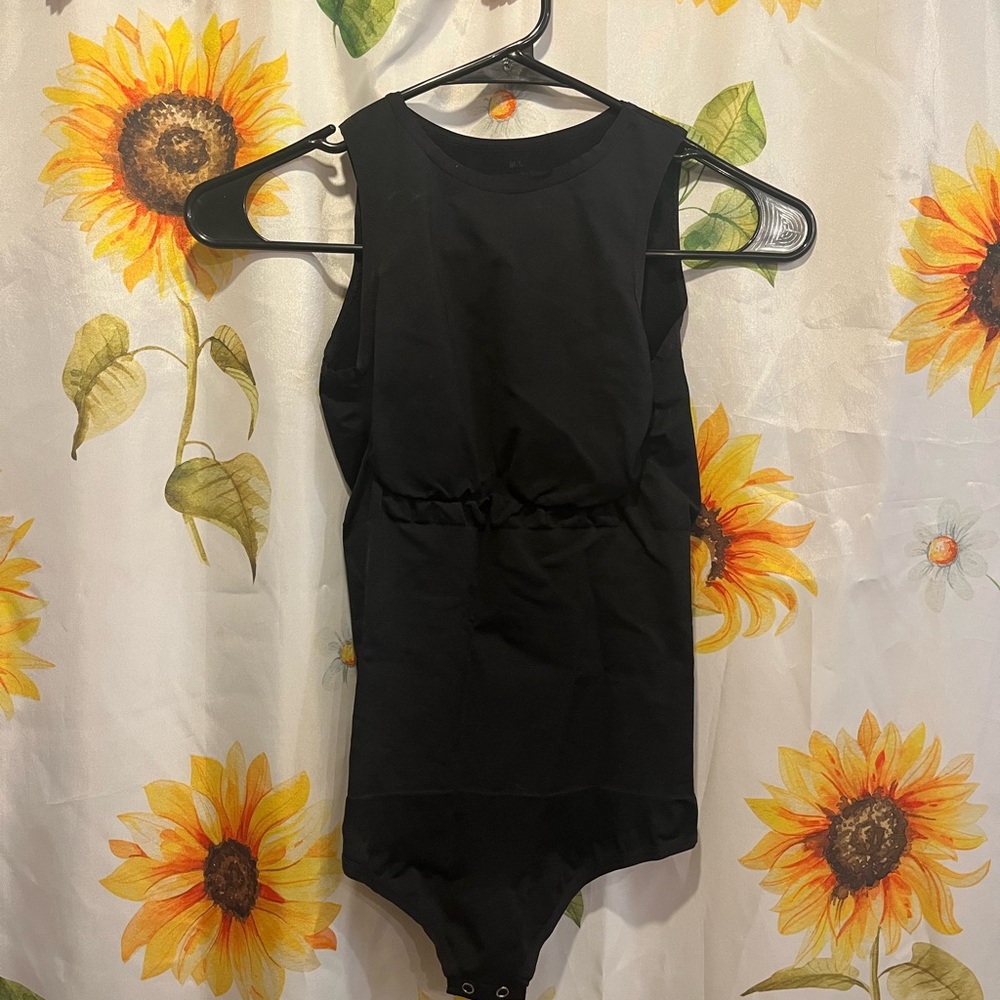 Elegant Black Shapewear Bodysuit